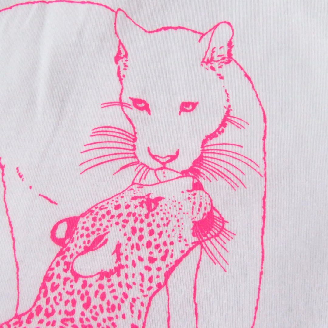 HERMES Short sleeve T-shirt cotton Neon pink 36