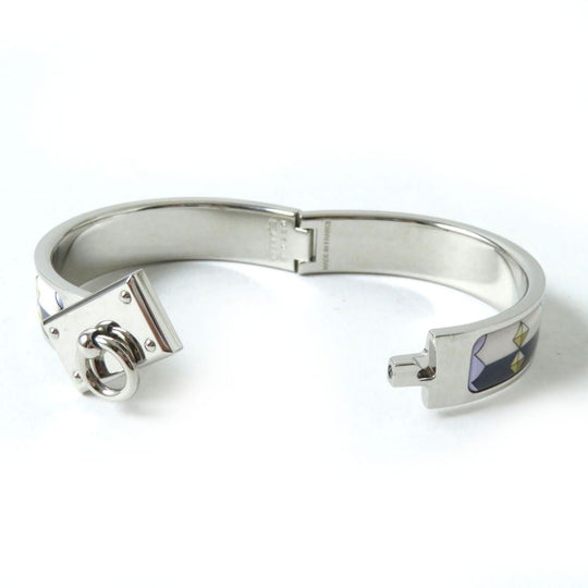 HERMES bracelet Metal, Enamel Silver Colliers de ChiensPattern