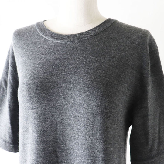 LOUIS VUITTON one piece wool Gray x Black x White S