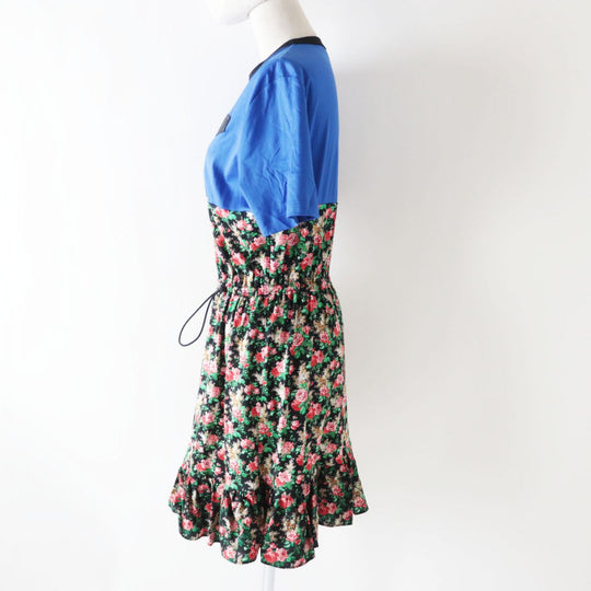 LOUIS VUITTON one piece cotton Blue x Floral L