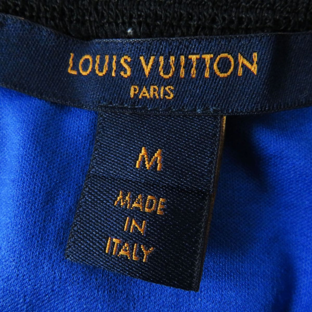 LOUIS VUITTON one piece cotton Blue x Floral L