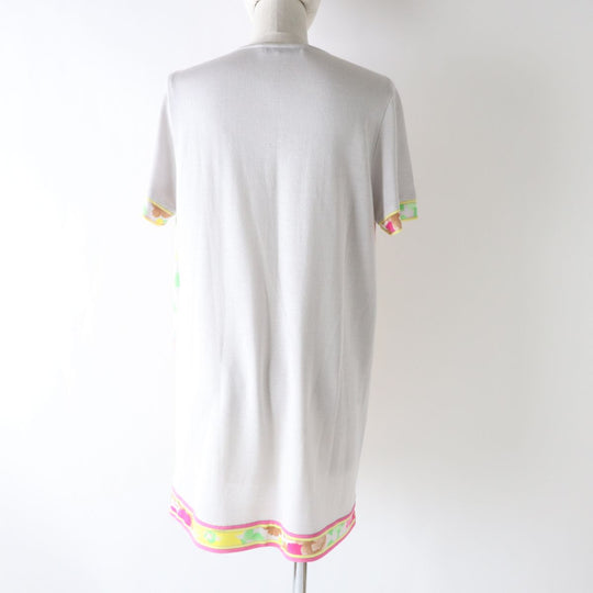 LEONARD one piece silk Multi Flower Print 40