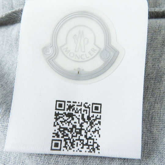 MONCLER Short sleeve T-shirt F10938C70410 V8094 cotton Gray x silver L