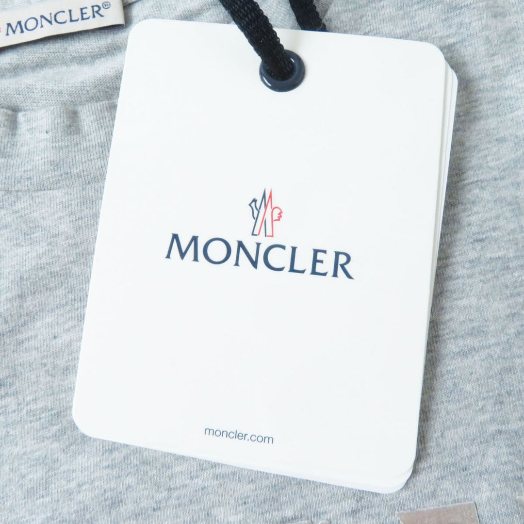 MONCLER Short sleeve T-shirt F10938C70410 V8094 cotton Gray x silver L