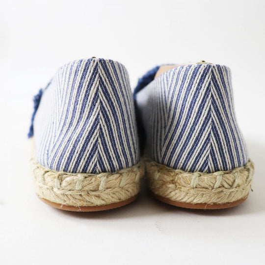 LOUIS VUITTON Slip-on canvas Blue x white 36