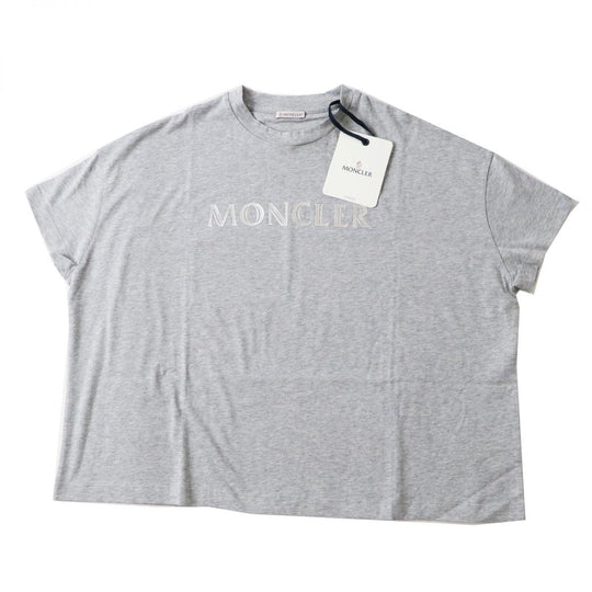 MONCLER Short sleeve T-shirt F10938C70410 V8094 cotton Gray x silver S