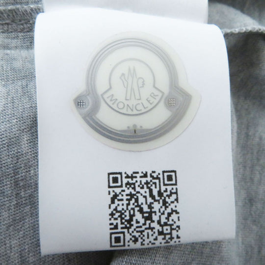 MONCLER Short sleeve T-shirt F10938C70410 V8094 cotton Gray x silver S