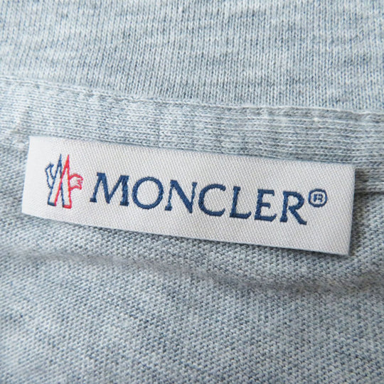 MONCLER Short sleeve T-shirt F10938C70410 V8094 cotton Gray x silver S