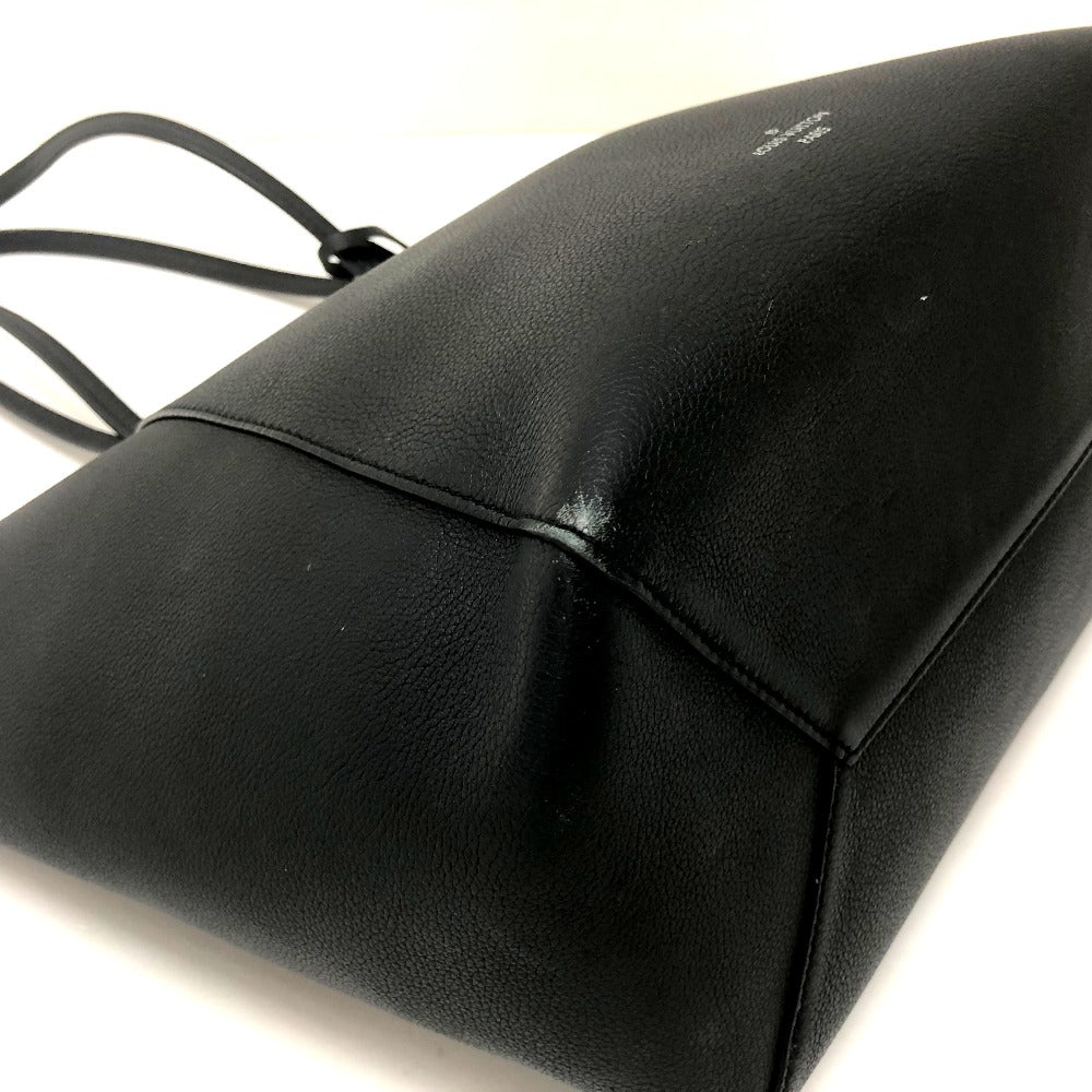 LOUIS VUITTON Shoulder Bag M42291 leather Noir rock Me Hippo Women Used Authentic