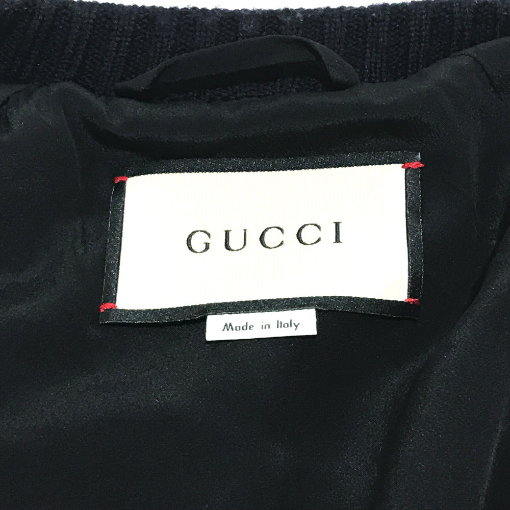 GUCCI Blouson 476247 Silk, Sequins White x Multicolor tiger print bomber jacket jacket outerwear Women 36 Used Authentic