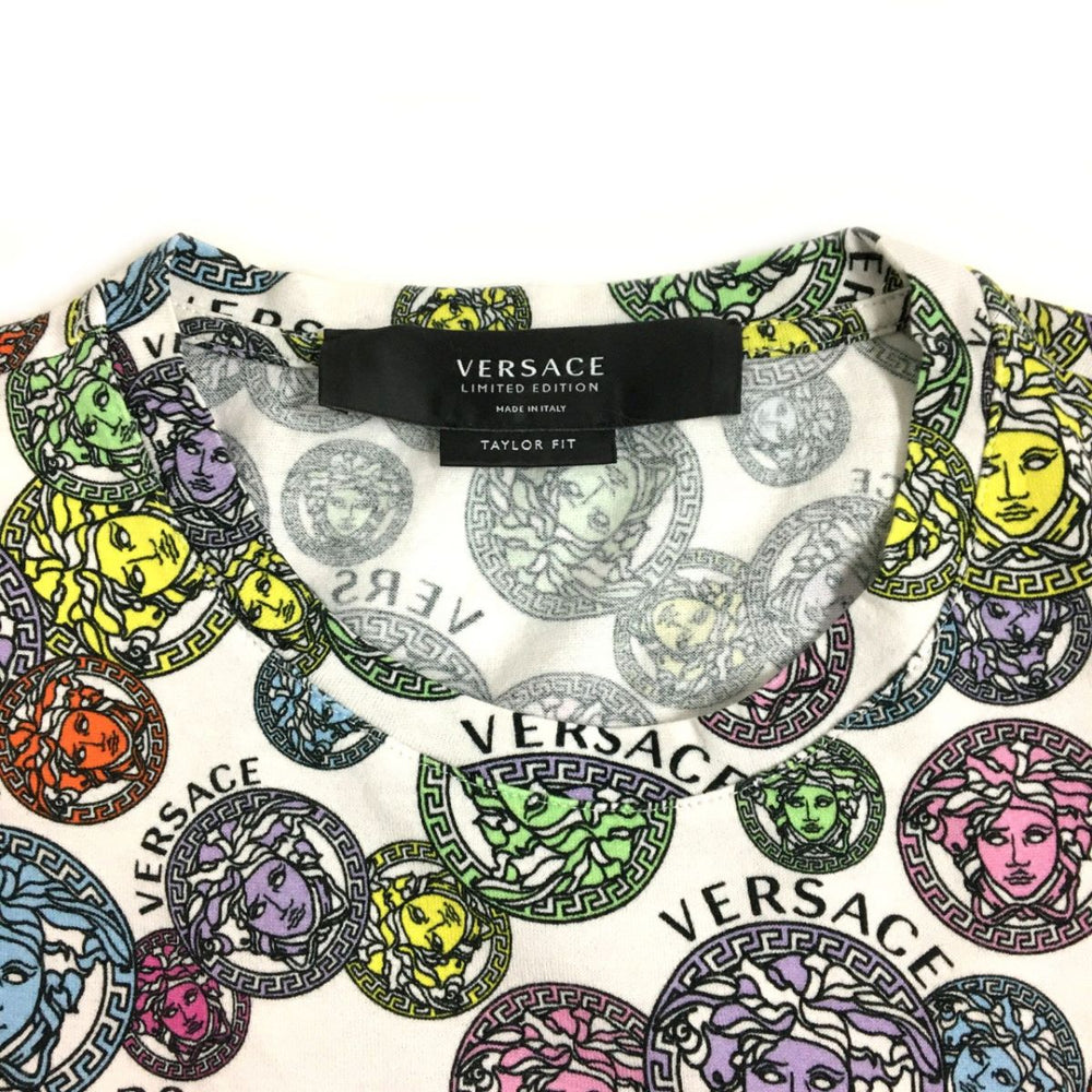 VERSACE Short sleeve T-shirt cotton White x multi XS
