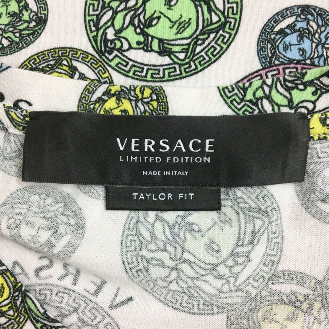 VERSACE Short sleeve T-shirt cotton White x multi XS