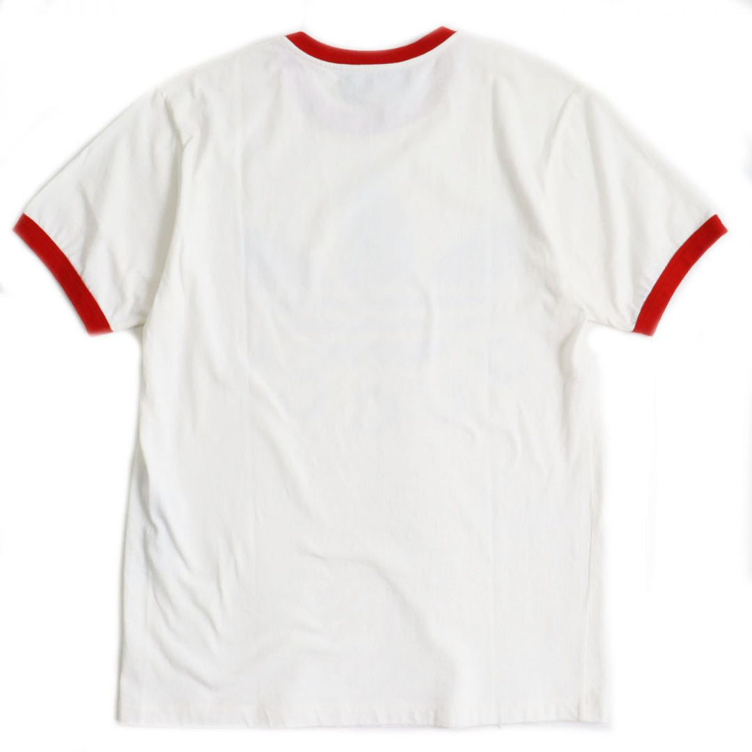 adidas Short sleeve T-shirt cotton White x blue x red XS