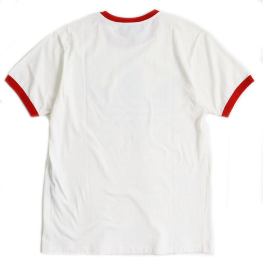 adidas Short sleeve T-shirt cotton White x blue x red XS