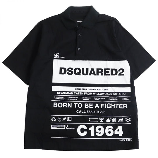 DSQUARED2 pullover cotton Black x white 46