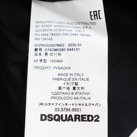 DSQUARED2 pullover cotton Black x white 46