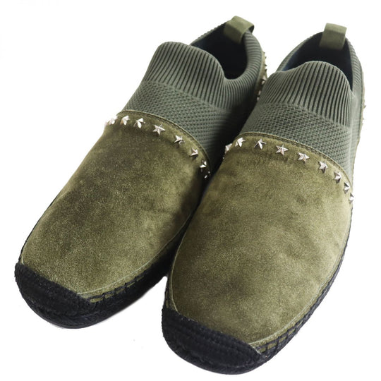 JIMMY CHOO Slip-on Suede leather khaki 43