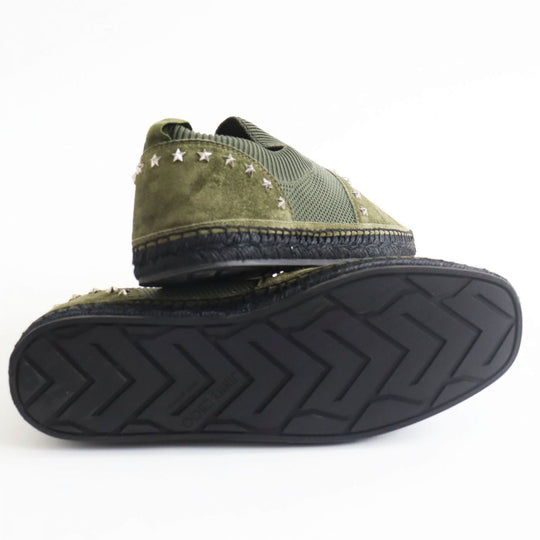 JIMMY CHOO Slip-on Suede leather khaki 43