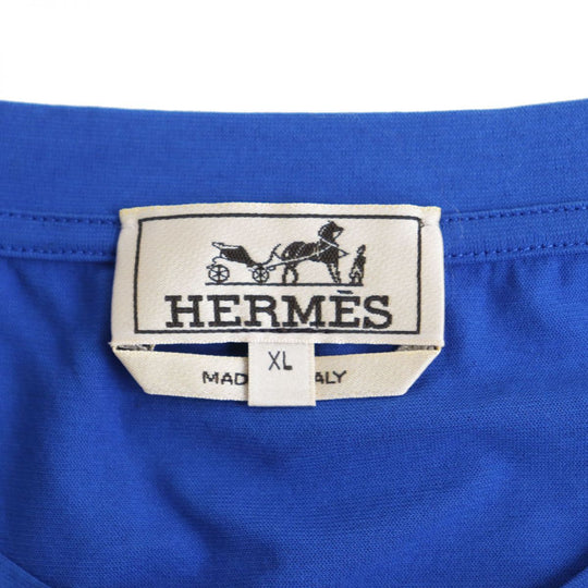 HERMES Cut cotton blue XL