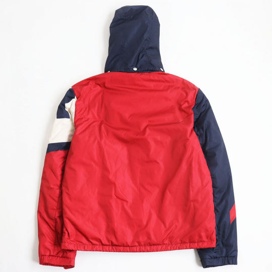 MONCLER Down jacket Nylon White x navy x red 3