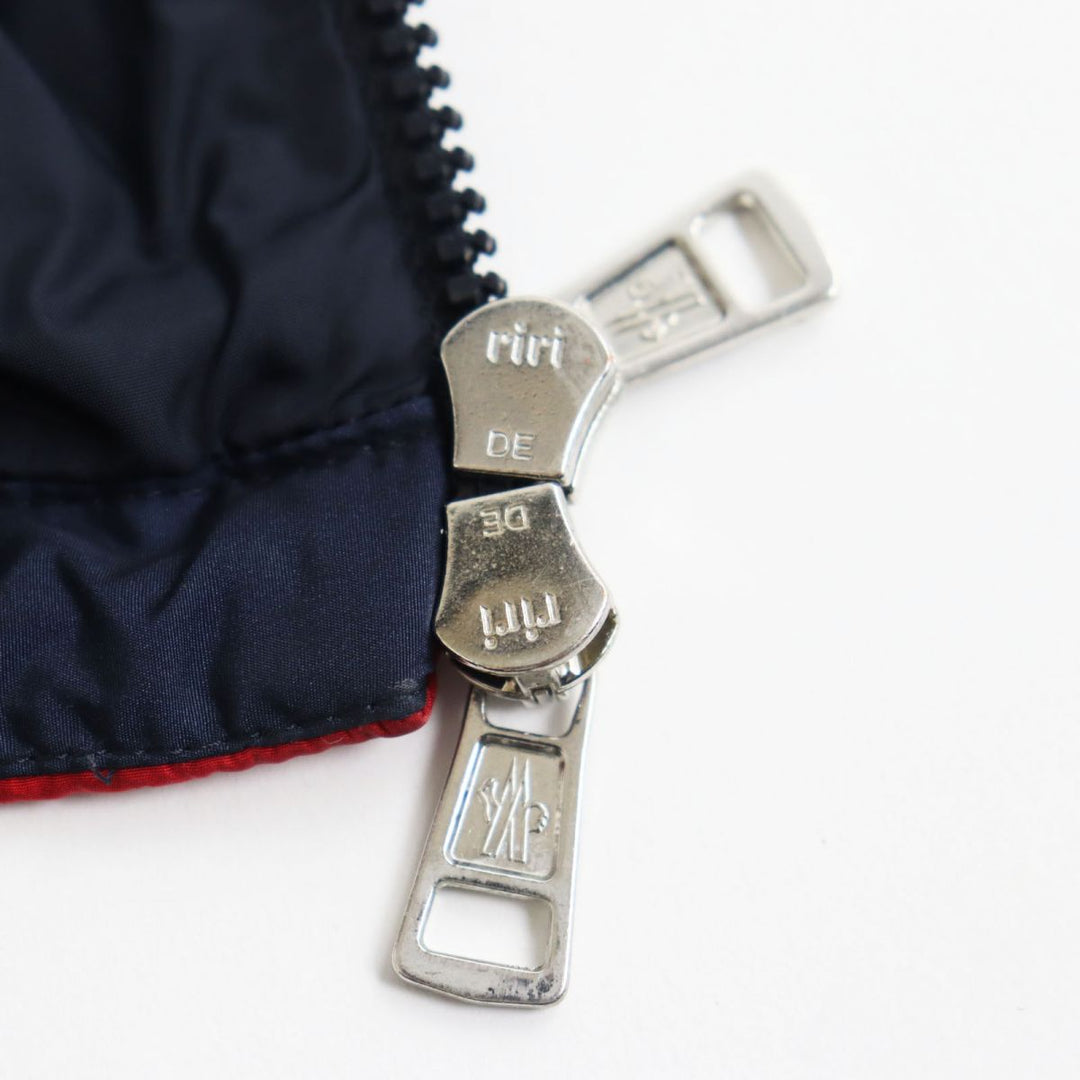 MONCLER Down jacket Nylon White x navy x red 3
