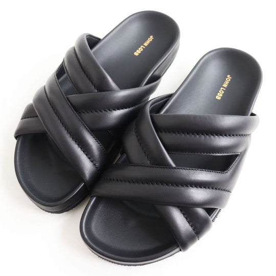 John Lobb Sandals Goatskin black 6