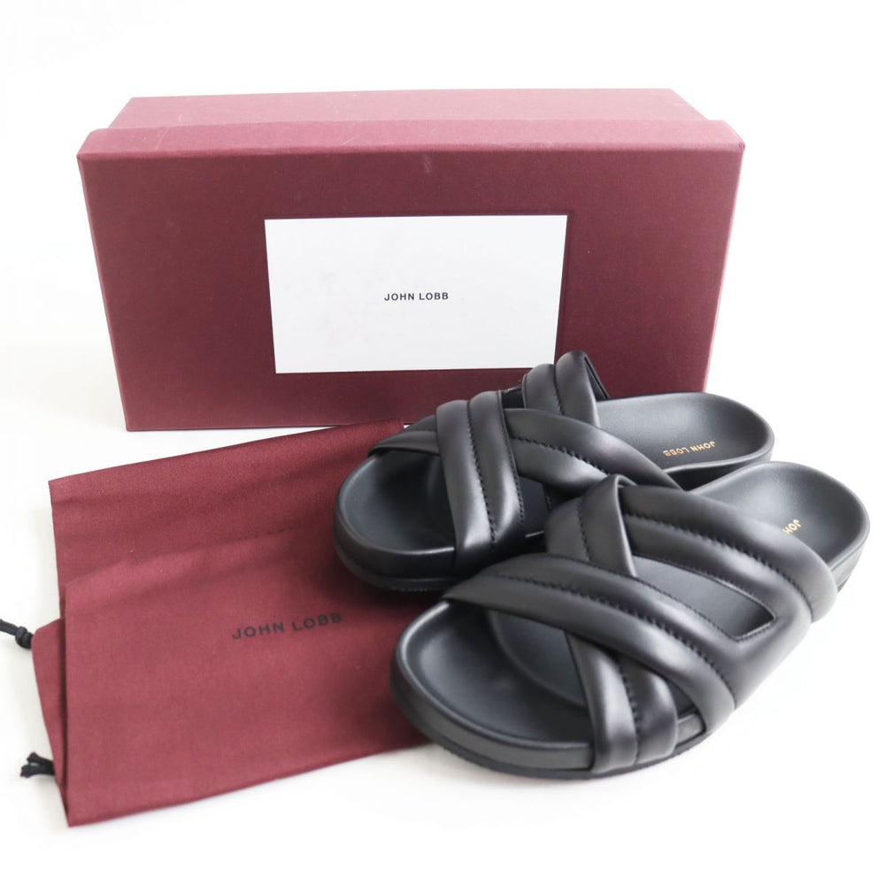 John Lobb Sandals Goatskin black 6