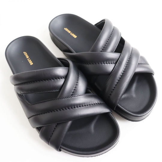 John Lobb Sandals Goatskin black 6
