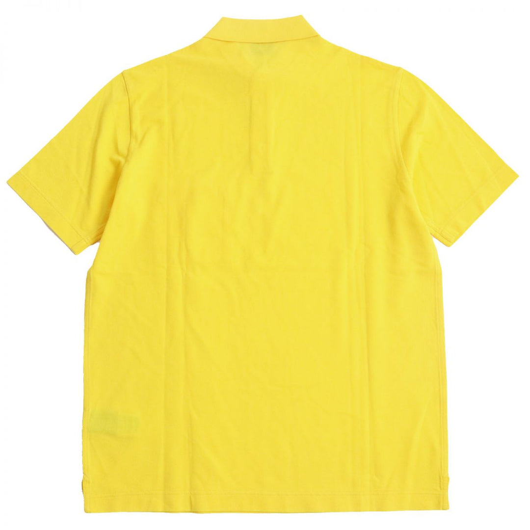 HERMES Short sleeve polo shirt cotton yellow M