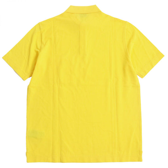 HERMES Short sleeve polo shirt cotton yellow M