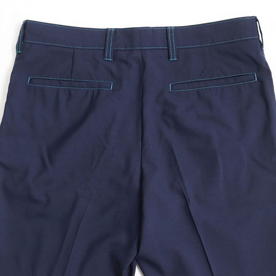 PRADA Pants Virgin wool Navy 46