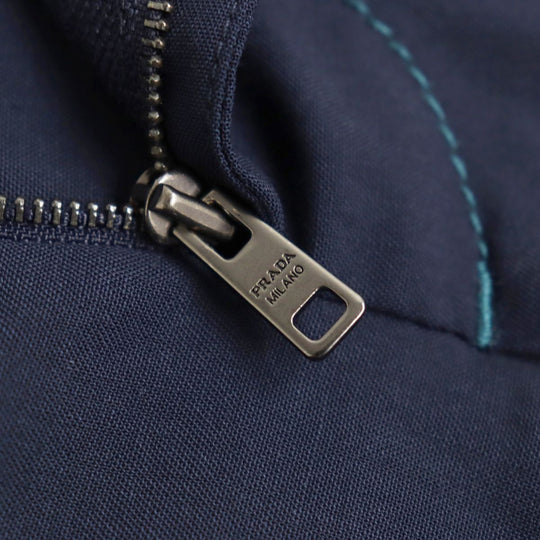 PRADA Pants Virgin wool Navy 46