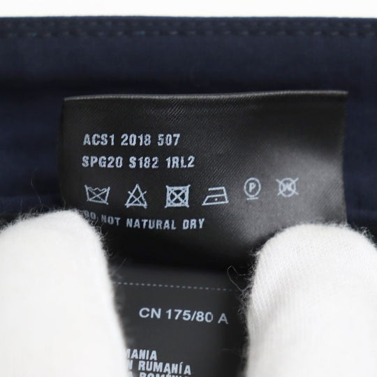PRADA Pants Virgin wool Navy 46