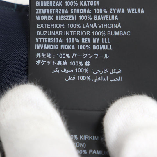 PRADA Pants Virgin wool Navy 46
