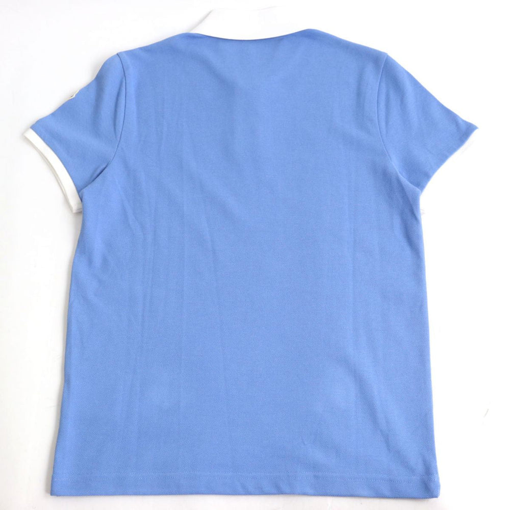 MONCLER Short sleeve polo shirt cotton Light blue S