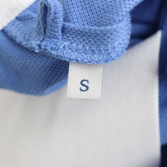 MONCLER Short sleeve polo shirt cotton Light blue S