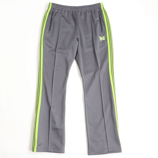 Needles Pants polyester Gray x green M