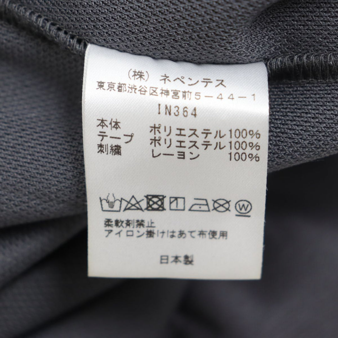 Needles Pants polyester Gray x green M