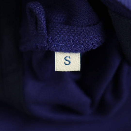 MONCLER Short sleeve polo shirt cotton Navy S