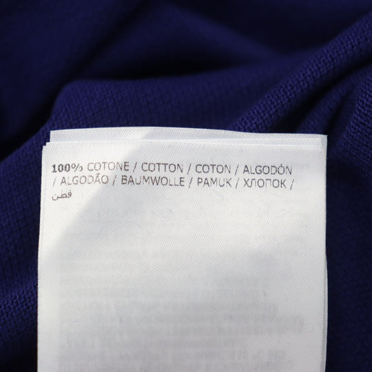 MONCLER Short sleeve polo shirt cotton Navy S