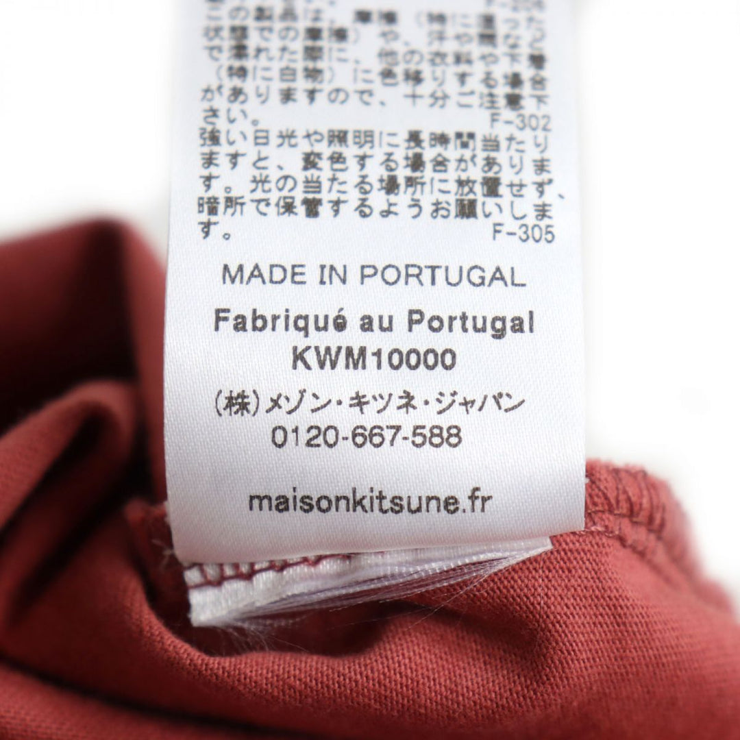 MAISON KITSUNE Cut cotton Pink type M