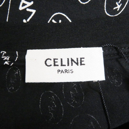CELINE Cut cotton black M