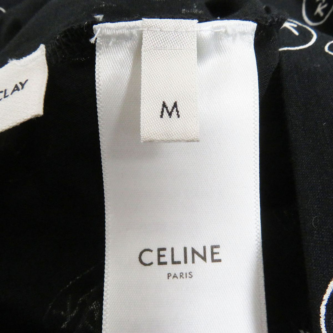 CELINE Cut cotton black M
