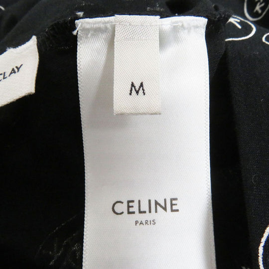 CELINE Cut cotton black M