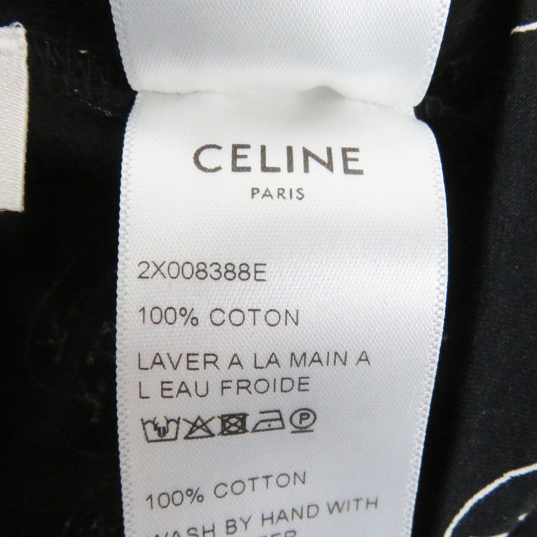CELINE Cut cotton black M