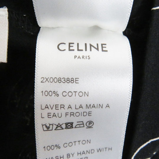 CELINE Cut cotton black M