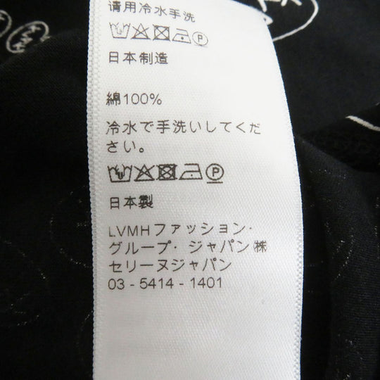 CELINE Cut cotton black M