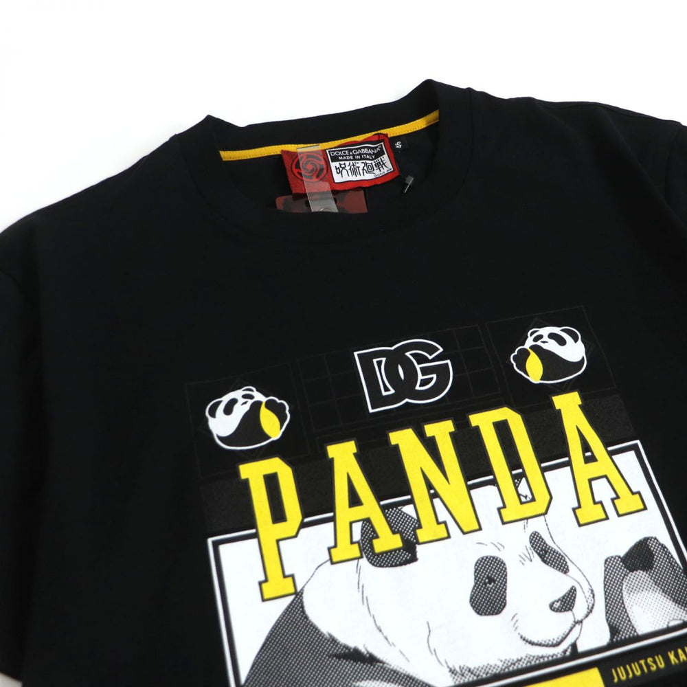 DOLCE&GABBANA Short sleeve T-shirt cotton black 46