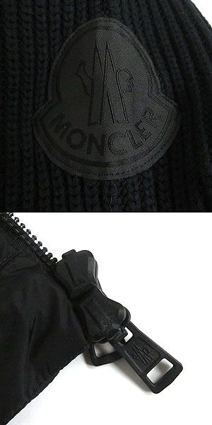 MONCLER Down jacket Nylon black S