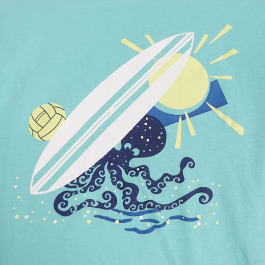 HERMES Short sleeve T-shirt cotton Light blue XL